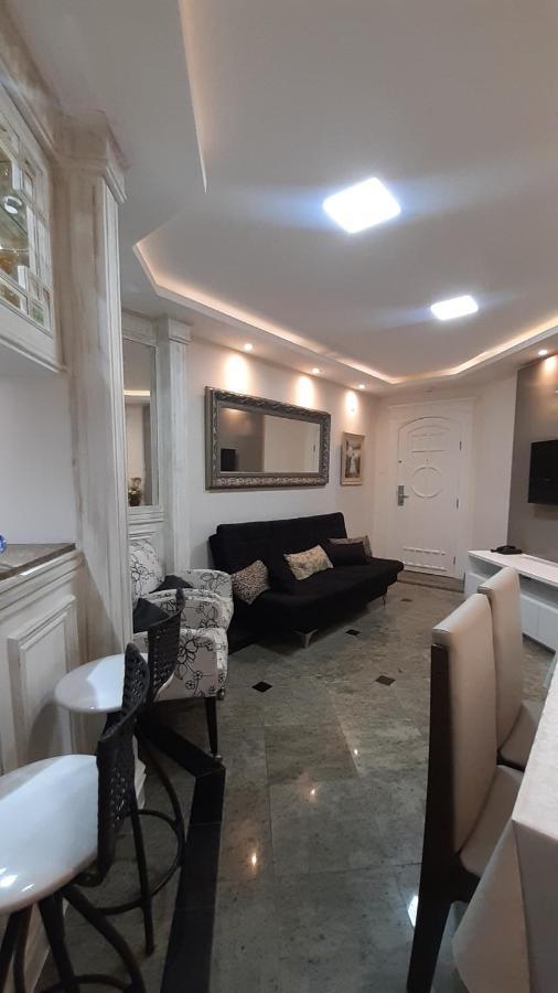 Lindo Flat No Edificio Cosmopolitan, Com Garagem E Piscina Apartment Santos  Luaran gambar