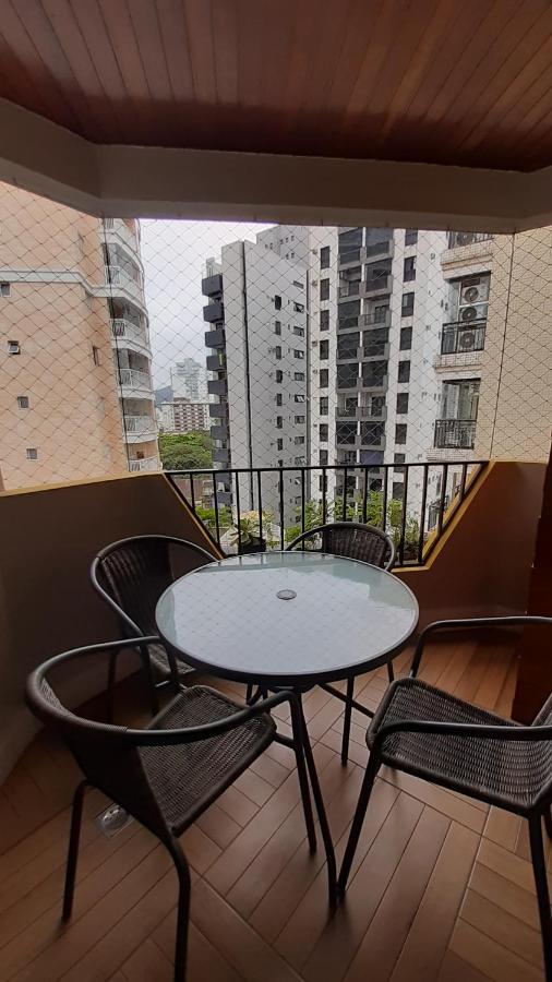 Lindo Flat No Edificio Cosmopolitan, Com Garagem E Piscina Apartment Santos  Luaran gambar