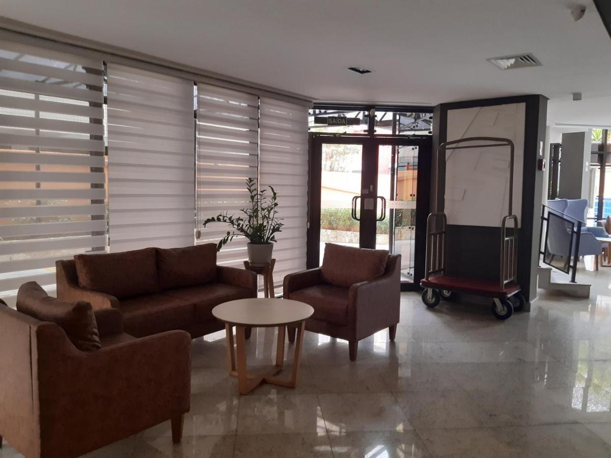 Lindo Flat No Edificio Cosmopolitan, Com Garagem E Piscina Apartment Santos  Luaran gambar
