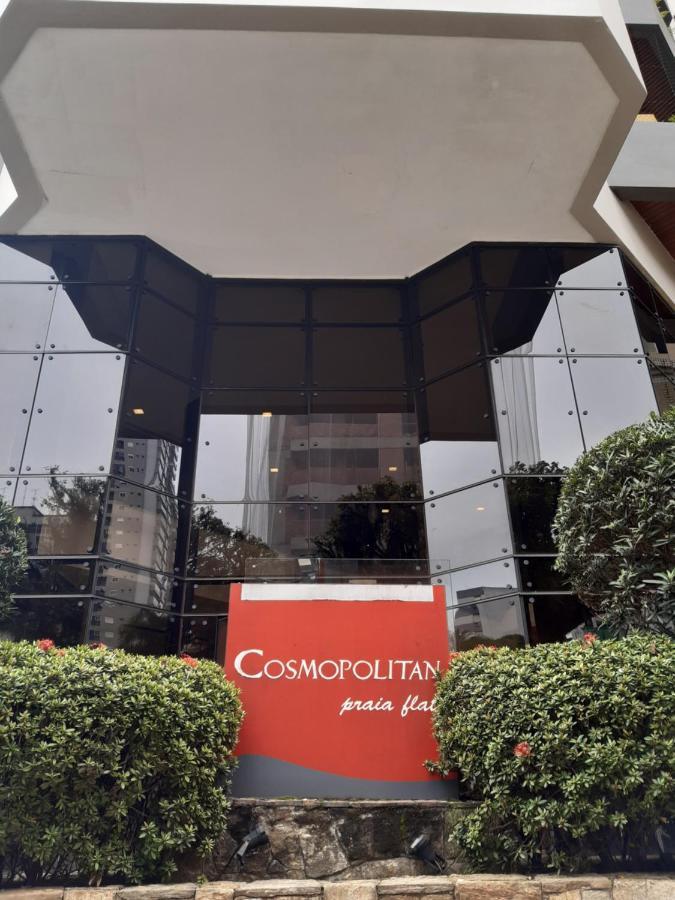 Lindo Flat No Edificio Cosmopolitan, Com Garagem E Piscina Apartment Santos  Luaran gambar
